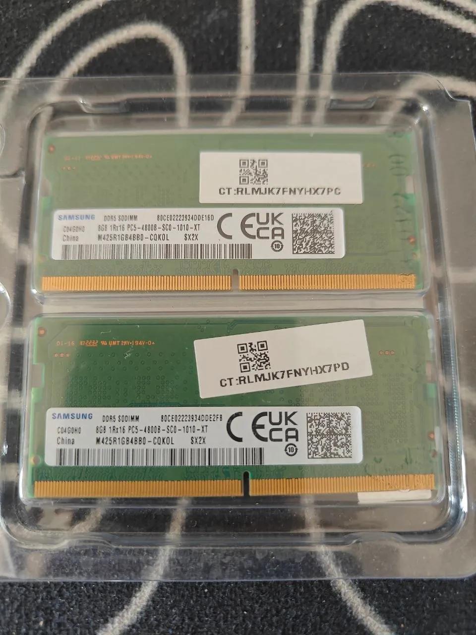 Оперативная память Samsung DDR5 2x8GB
