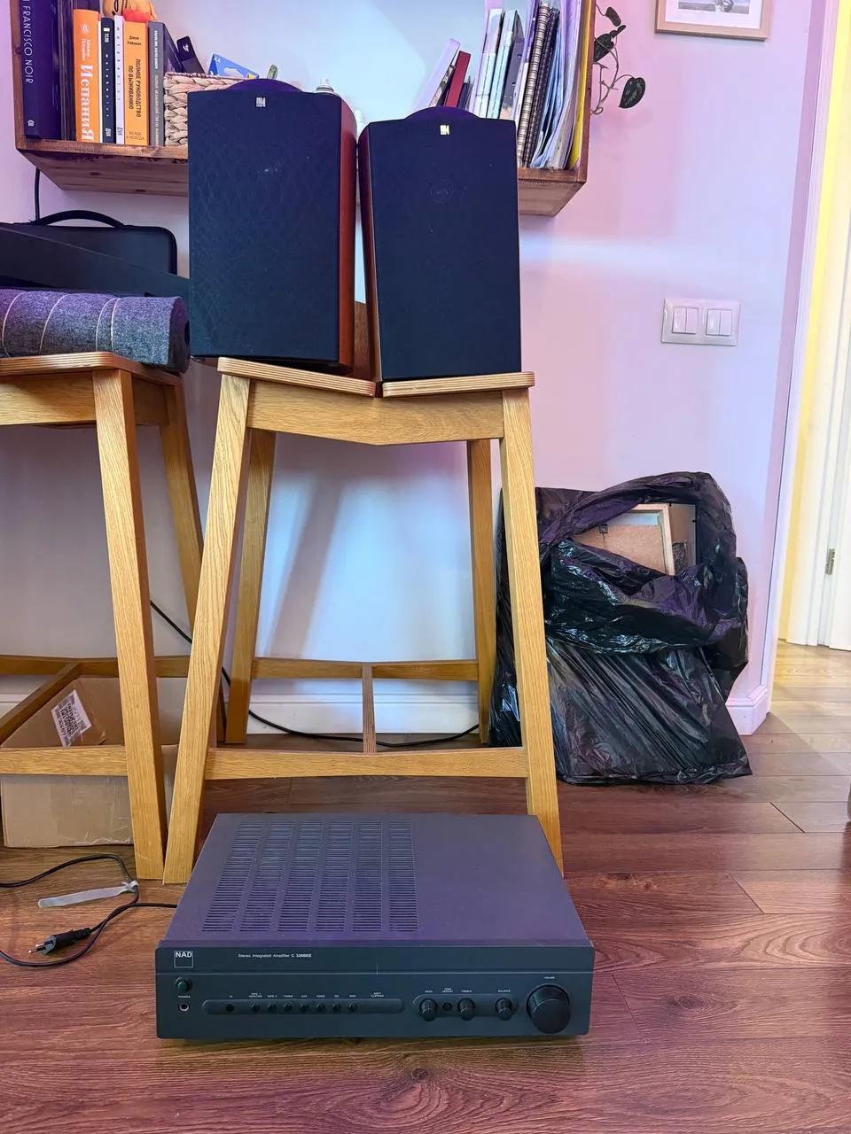 Акустика KEF Q1 с усилителем NAD