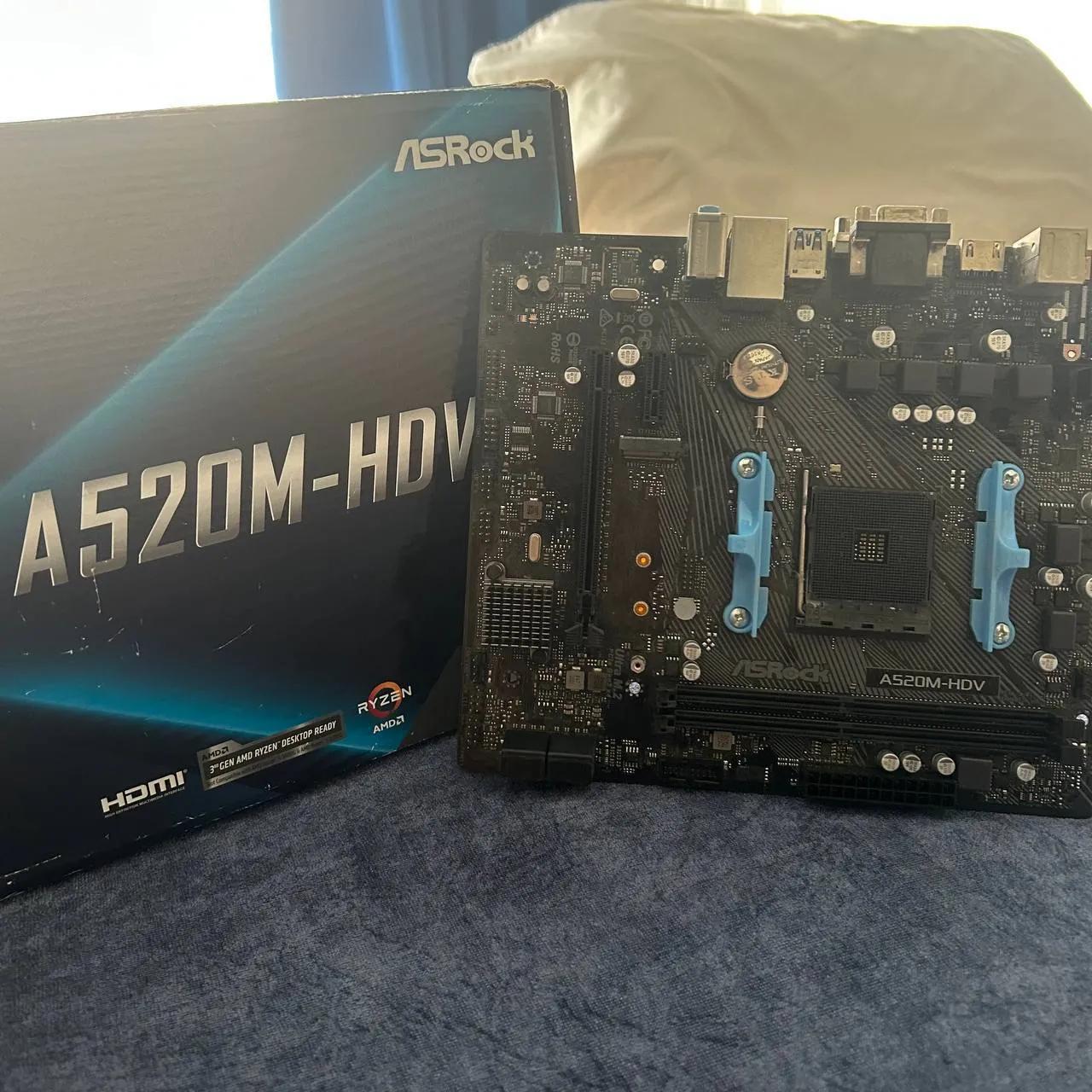 Материнская плата ASRock A520M-HDV