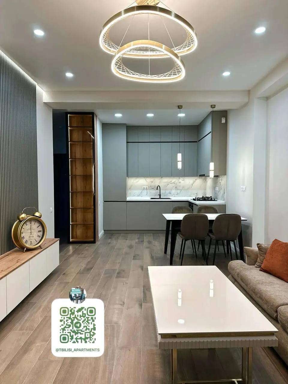 Квартира 65 м² с 1 спальней в Сабуртало