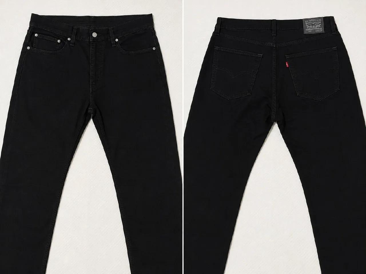 Джинсы Levi's 502 Taper чёрные новые