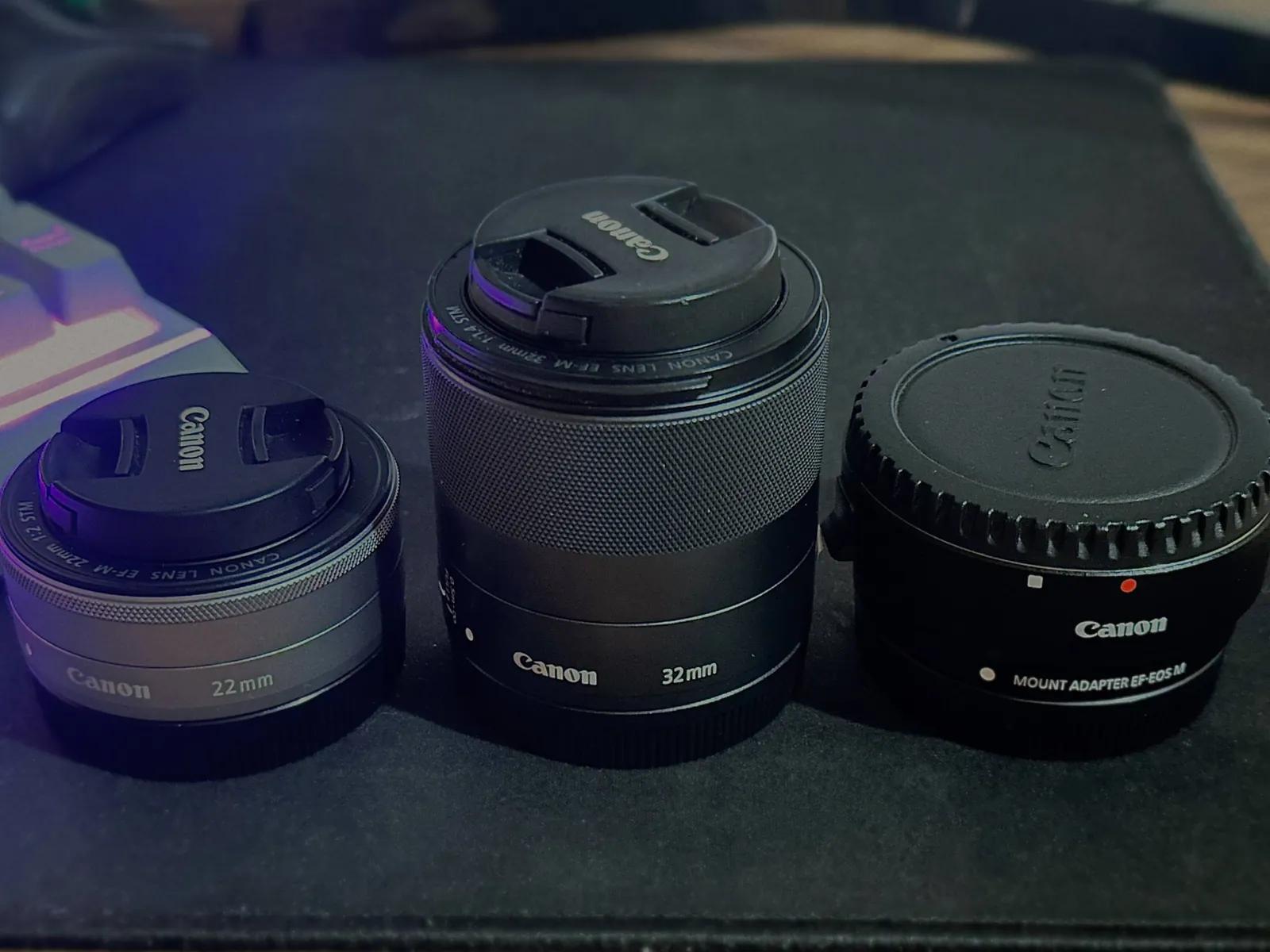 Объективы Canon EF-M и адаптер EF-EOS M