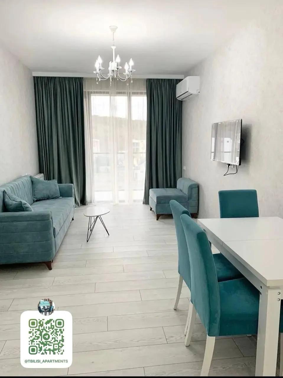 Квартира 63 м² с 2 комнатами в Крцаниси