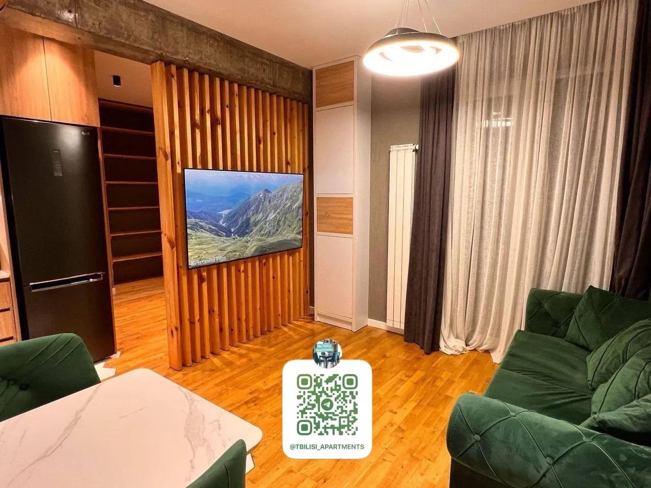Квартира 60 м² с 3 комнатами в Сабуртало