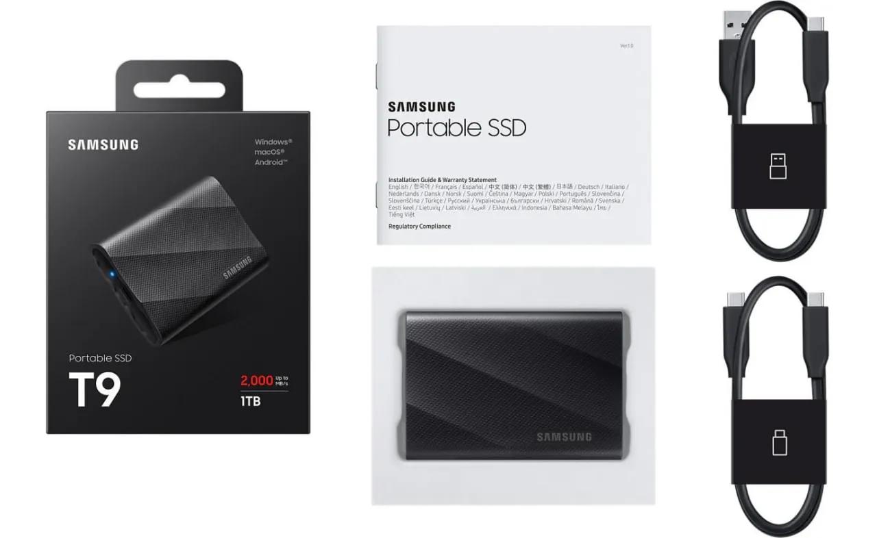 Внешний SSD Samsung Portable T9 1TB