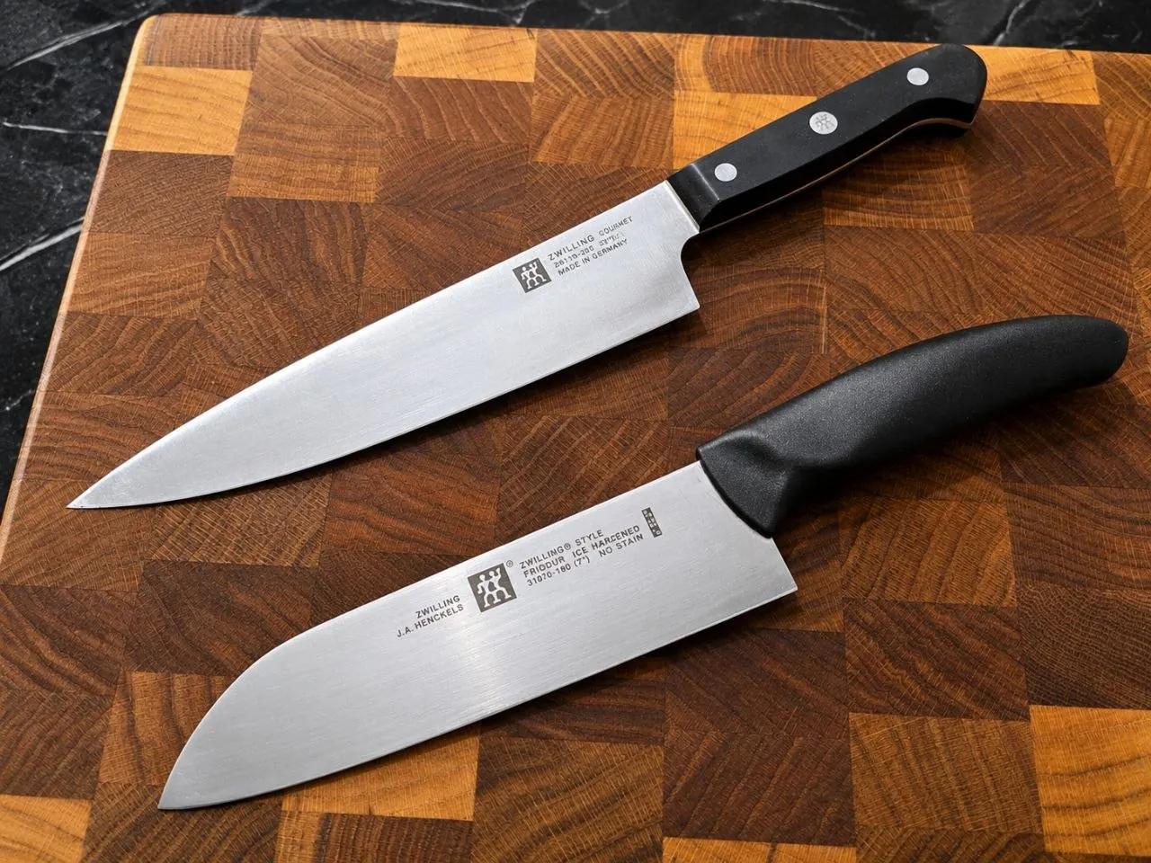 Ножи Zwilling шеф-нож и сантоку