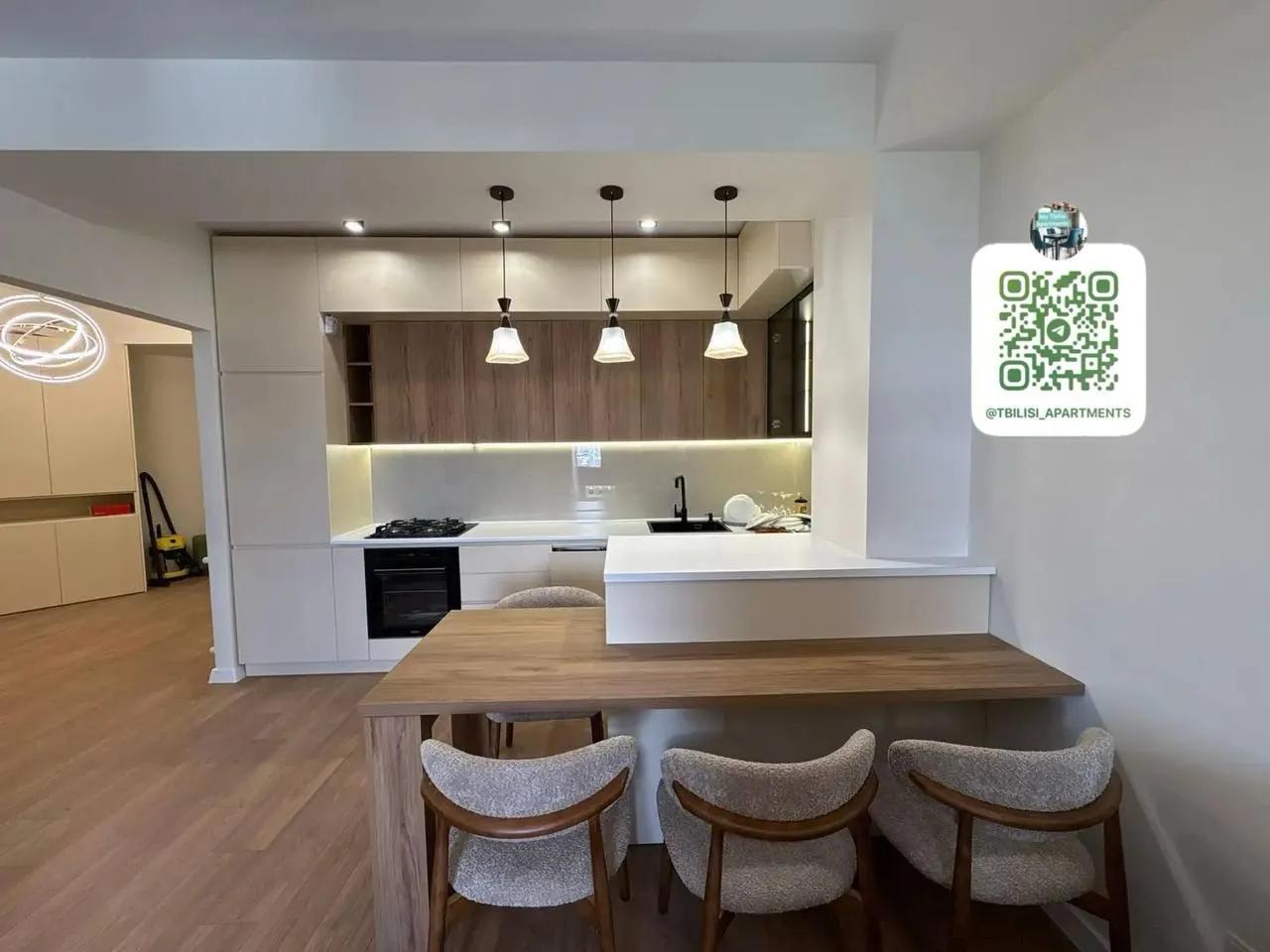 Квартира 65 м² с 3 комнатами в Сабуртало