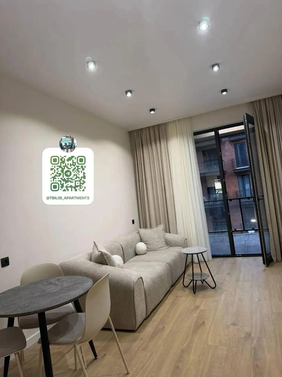 Квартира 60 м² с 2 комнатами в Сабуртало