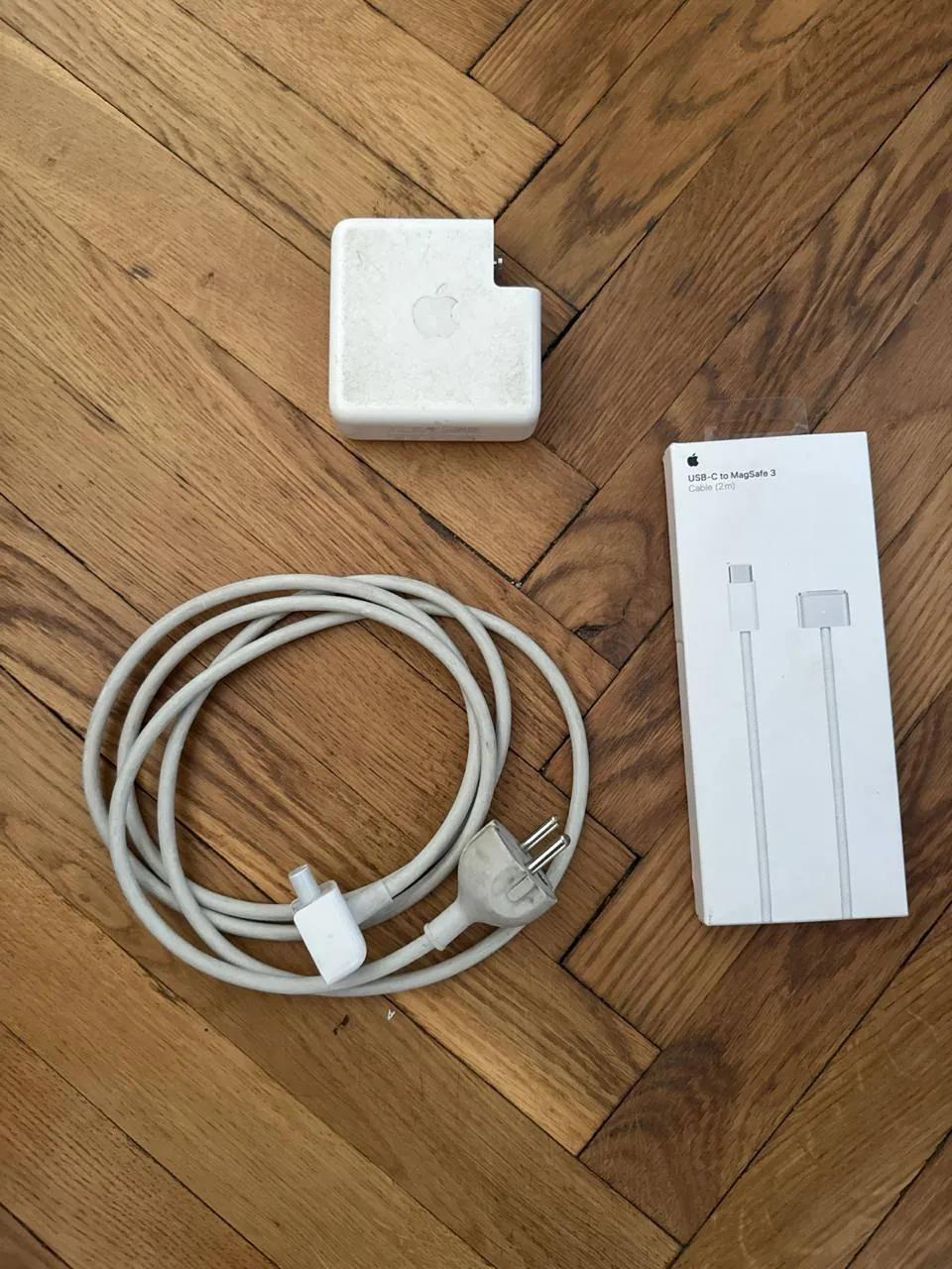 Комплект зарядки MacBook MagSafe 3 и блок 87W