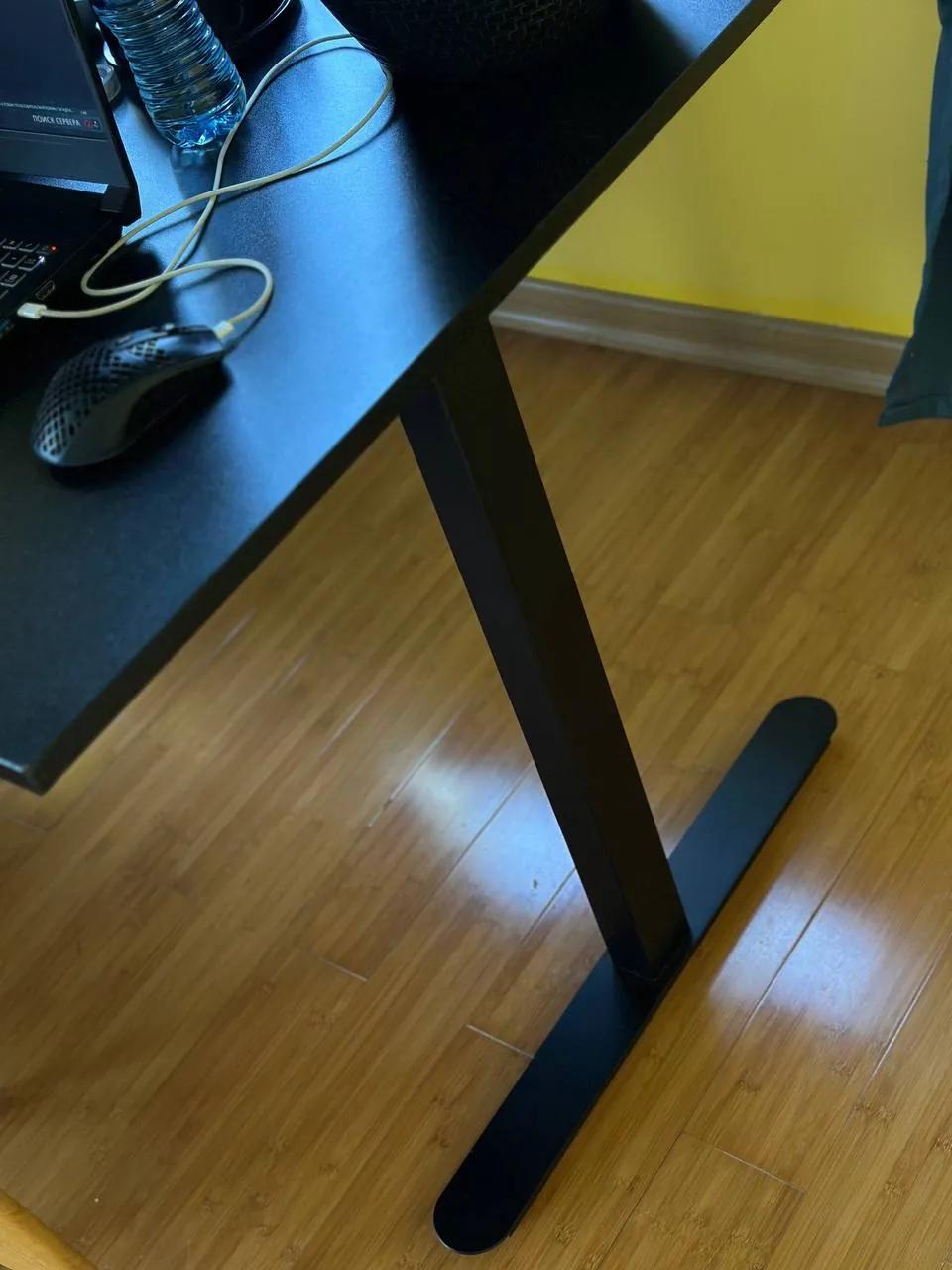 Стол JYSK Stauning 80x160 чёрный