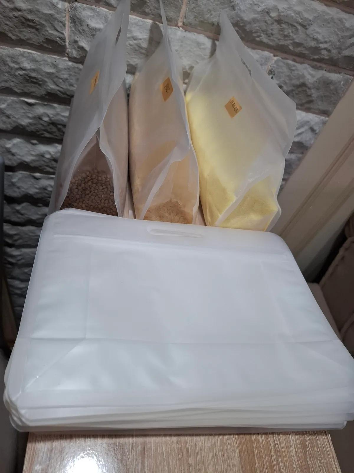 Многоразовые пакеты для круп, 10 штук
