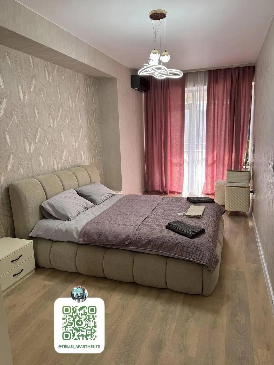 Квартира 75 м² в Сабуртало, 1 спальня