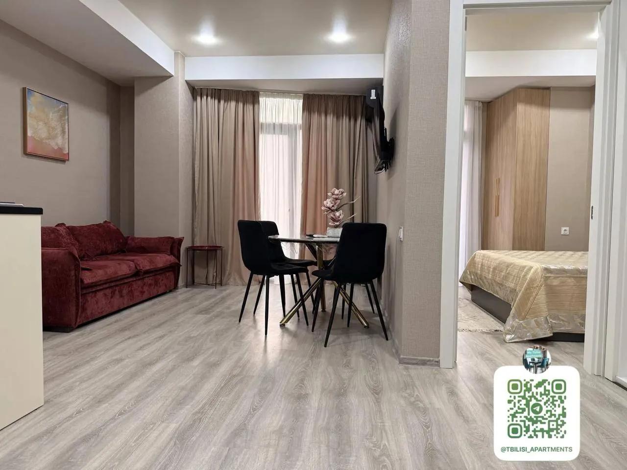 Квартира 51 м² в Вашлиджвари, 1 спальня