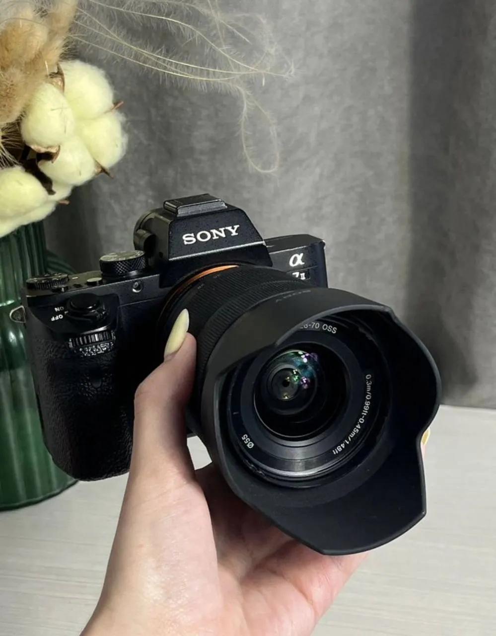 Фотоаппарат Sony A7 II с объективом и аксессуарами