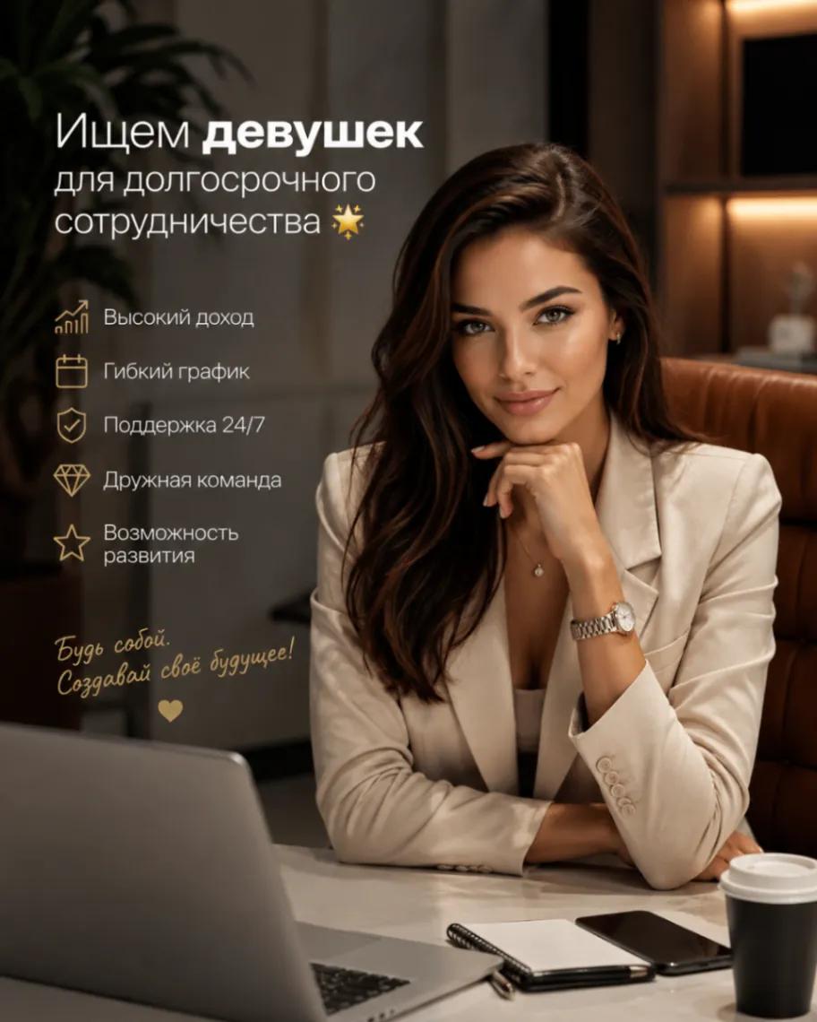 Ищем девушек для долгосрочного сотрудничества 🌟
