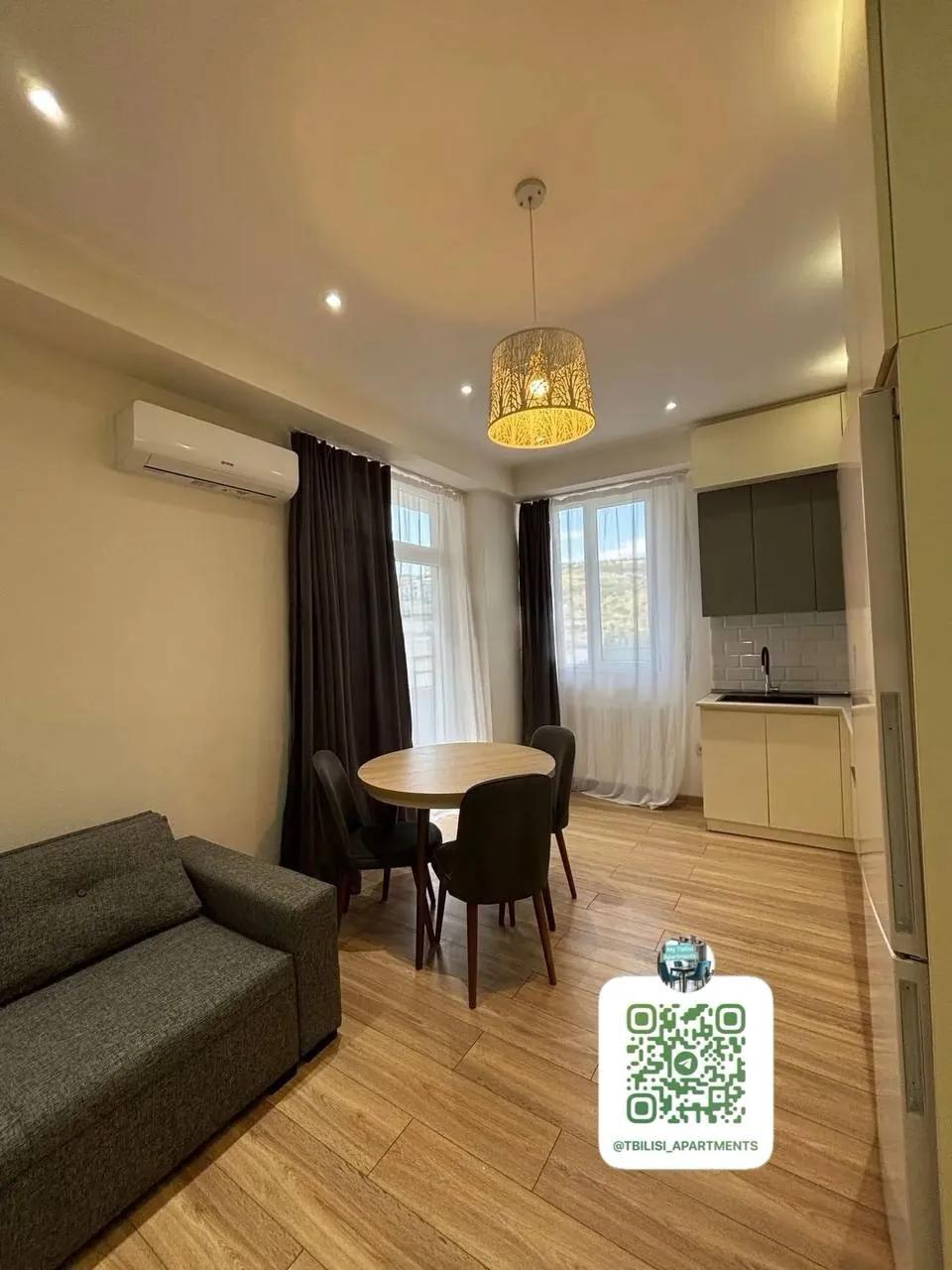 Квартира 55 м² с 1 спальней в Сабуртало