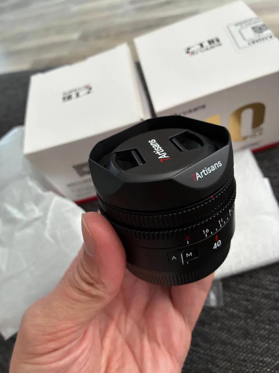 Объектив 7Artisans 40mm f2.5 для Sony
