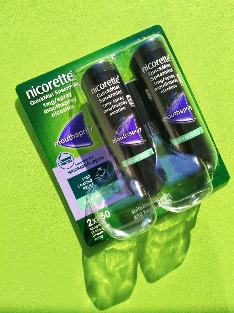 Никотиновый спрей Nicorette 300 доз