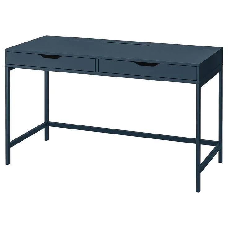 Стол IKEA Alex тёмно-голубого цвета