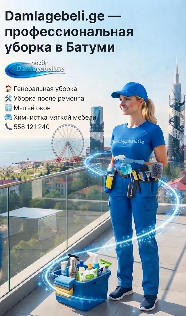 Услуга уборки помещений в Батуми