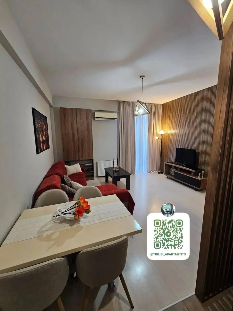 Квартира 58 м² с балконом в Сабуртало