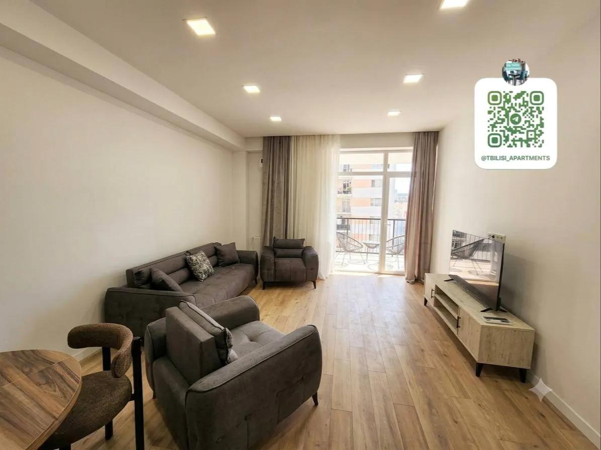Квартира 73 м² с балконом в Сабуртало