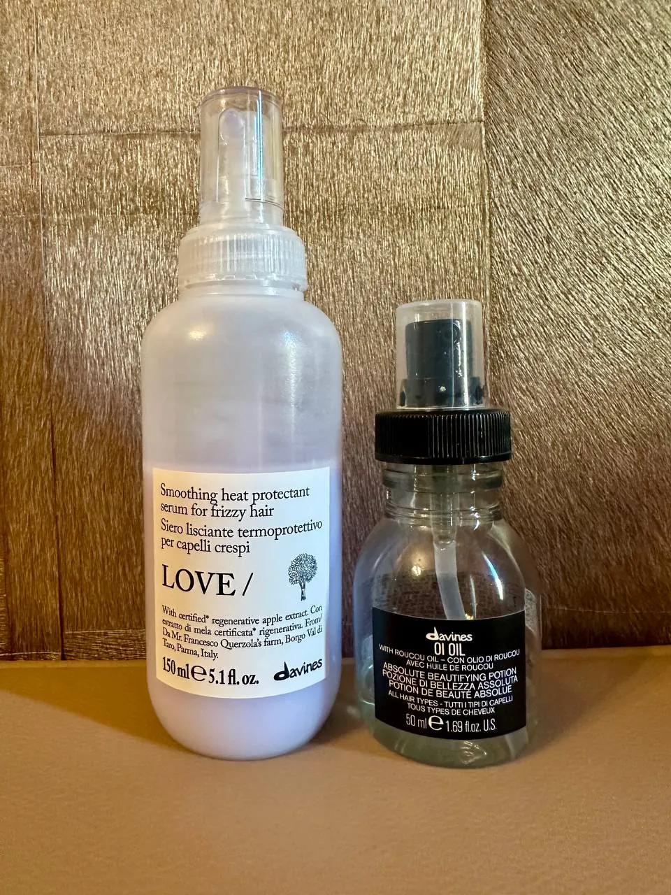 Средства для волос Davines сыворотка и масло