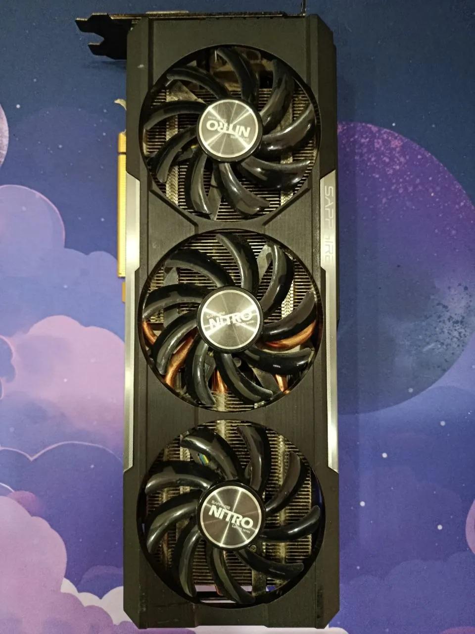 Видеокарта Sapphire Nitro R9 8GB неисправная