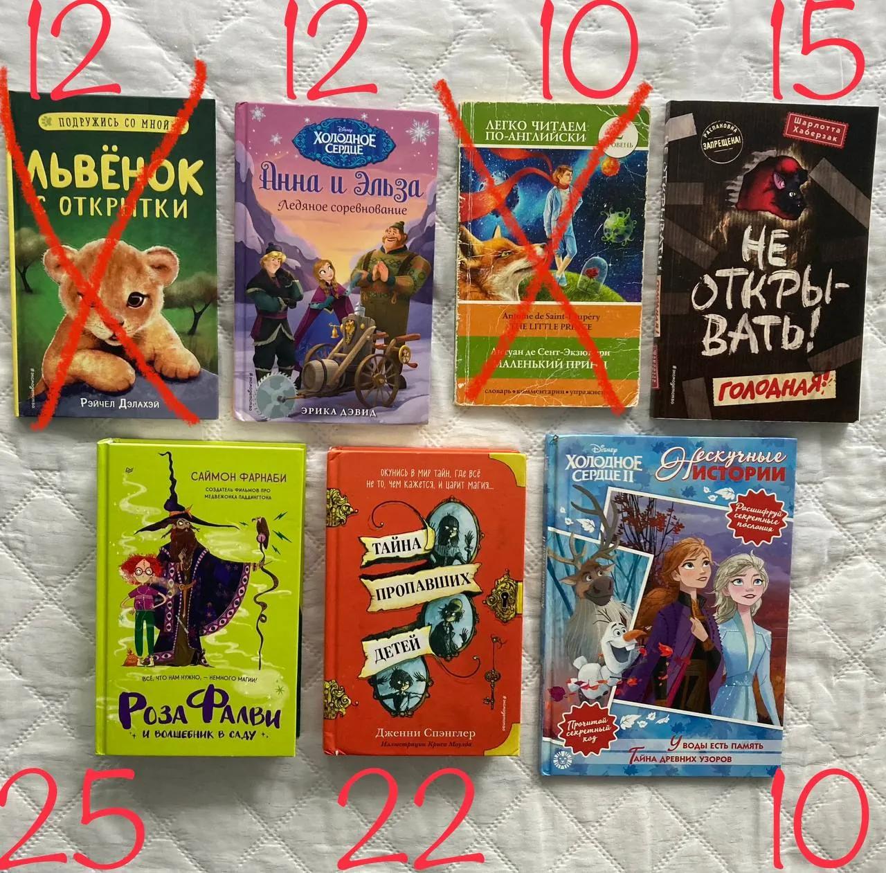 Детские и подростковые книги разных жанров