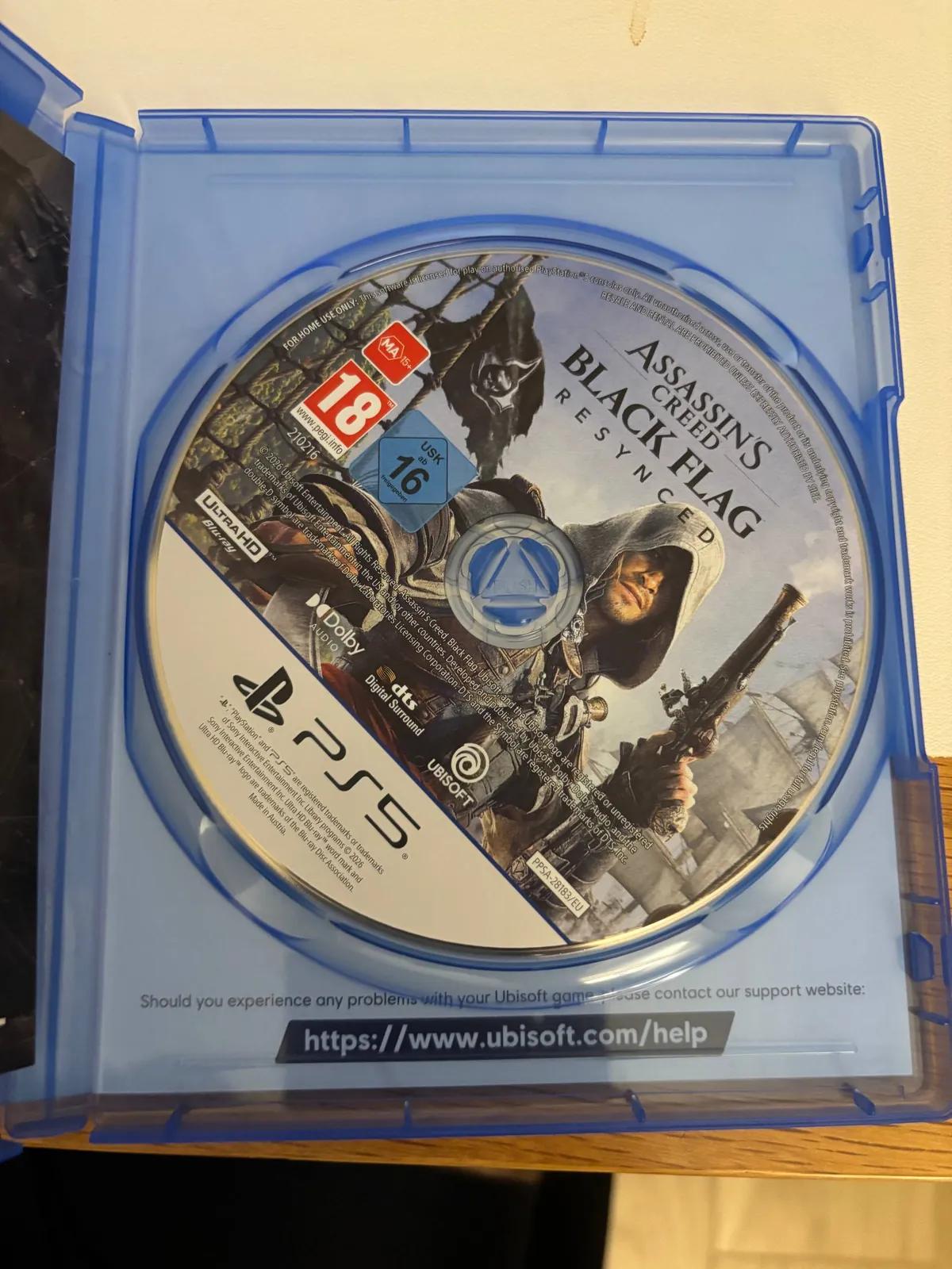 Диск PS5 Assassin's Creed Black Flag Resynched