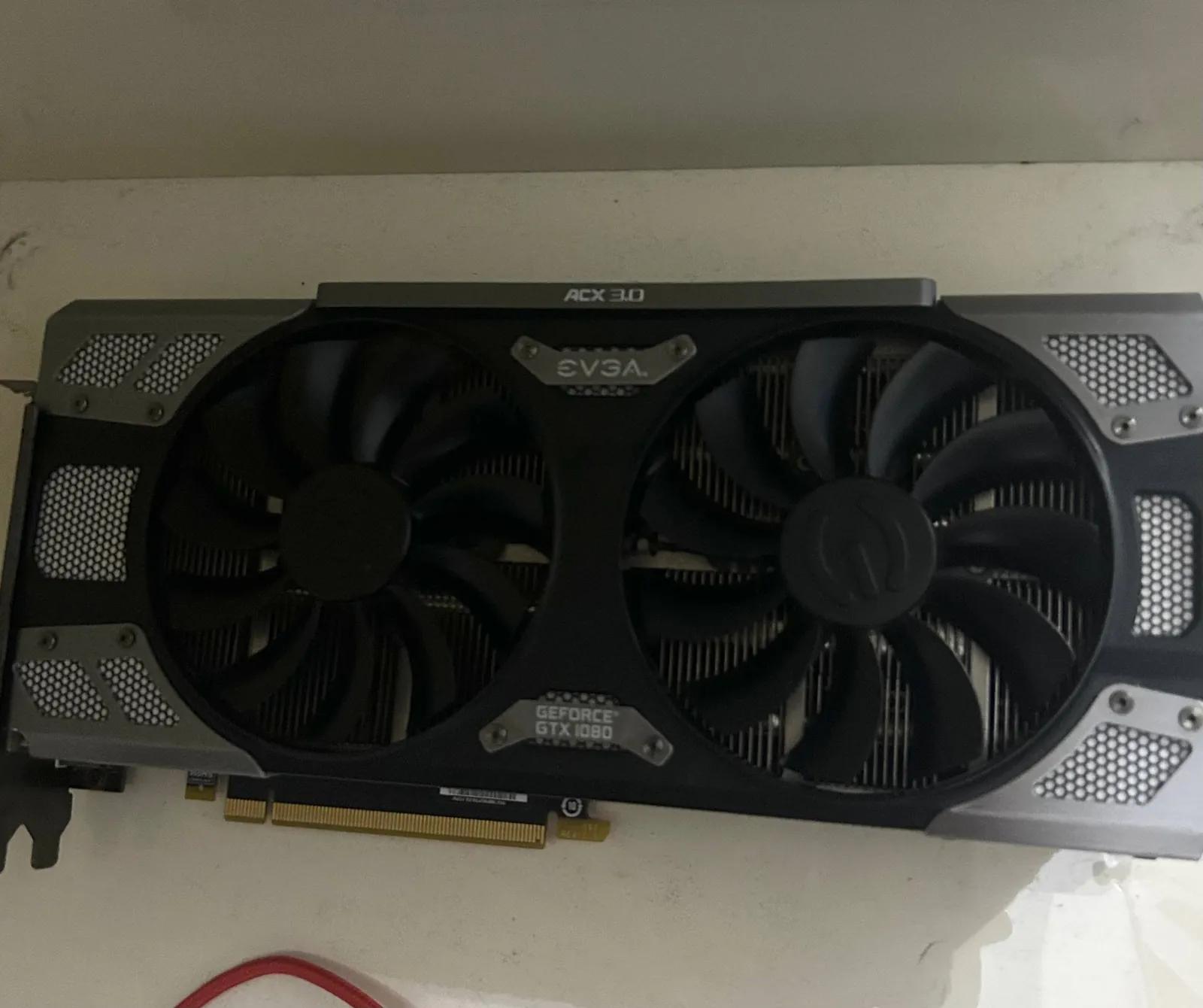 Видеокарта EVGA GTX 1080 полностью рабочая