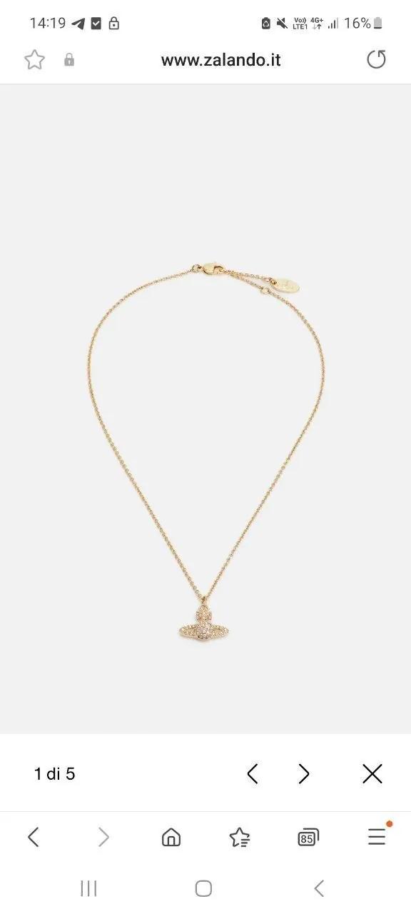 Ожерелье Vivienne Westwood с кулоном-орбом