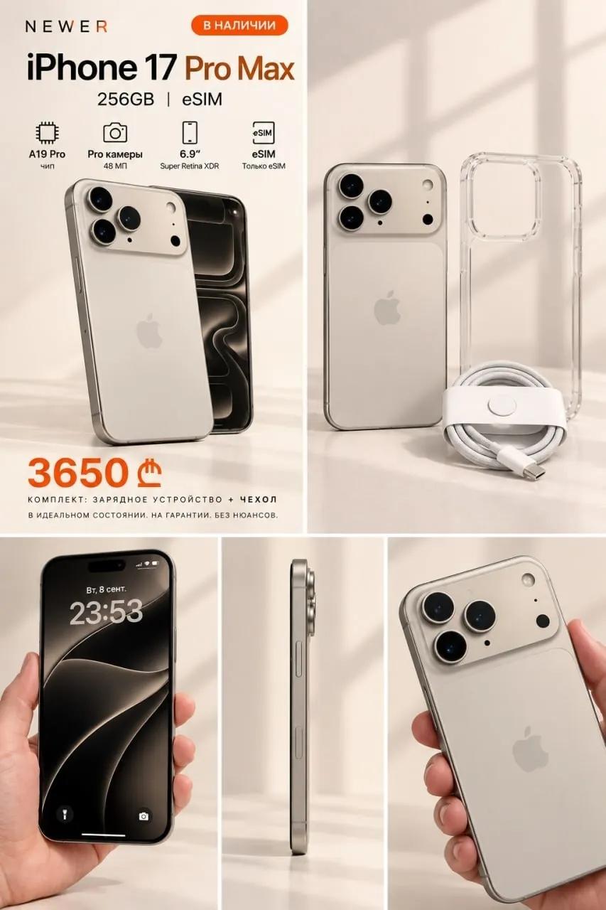 IPhone 17 Pro Max в идеальном состоянии
