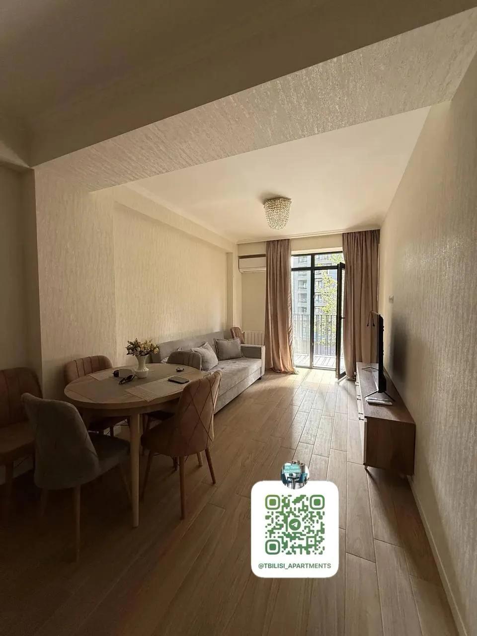 Квартира 78 м² с 2 спальнями в Сабуртало