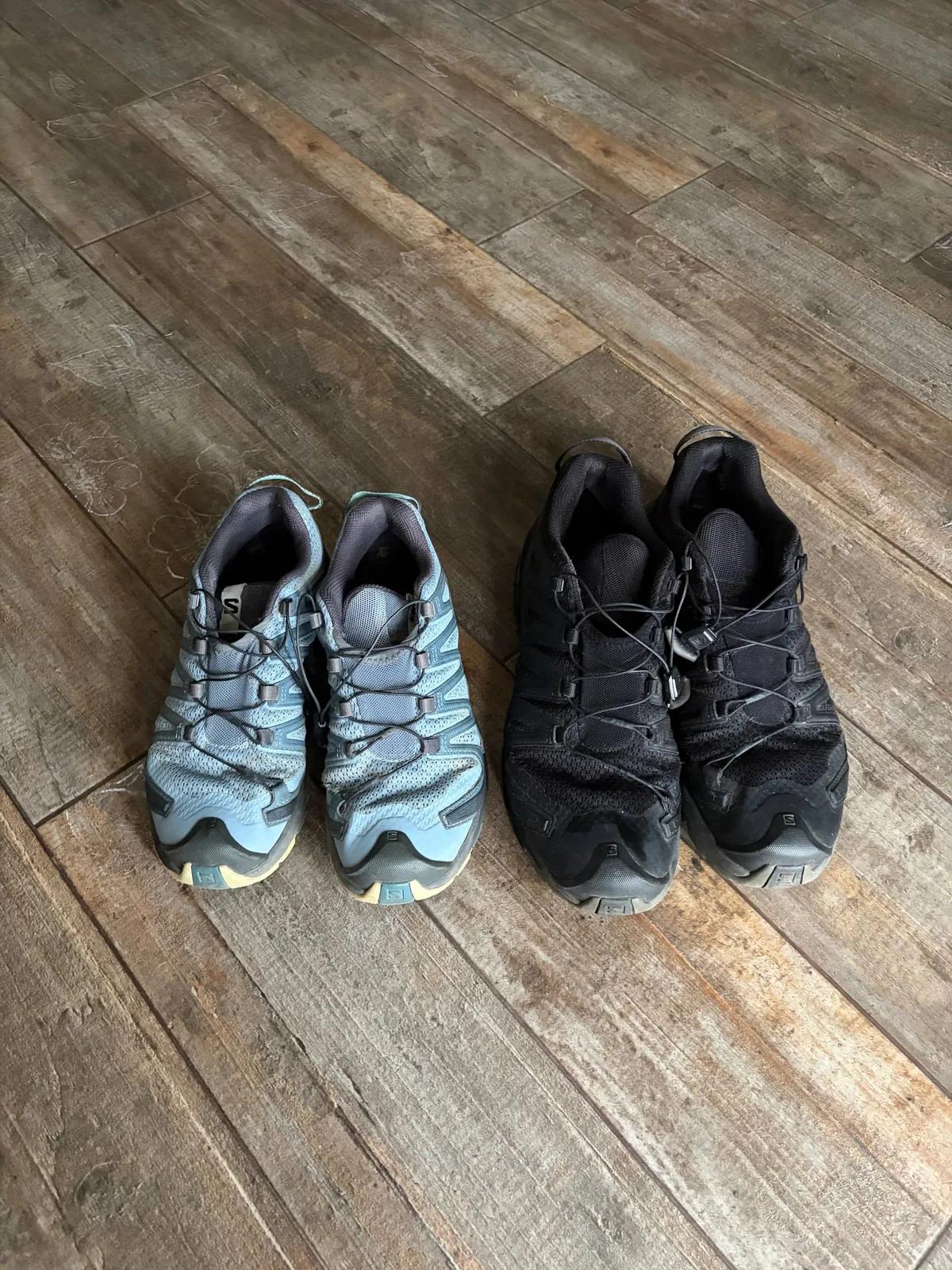 Треккинговые кроссовки Salomon XA Pro 3D голубые