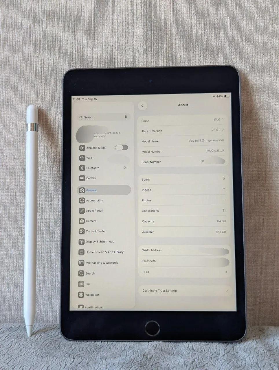 IPad Mini 5 64GB с Apple Pencil