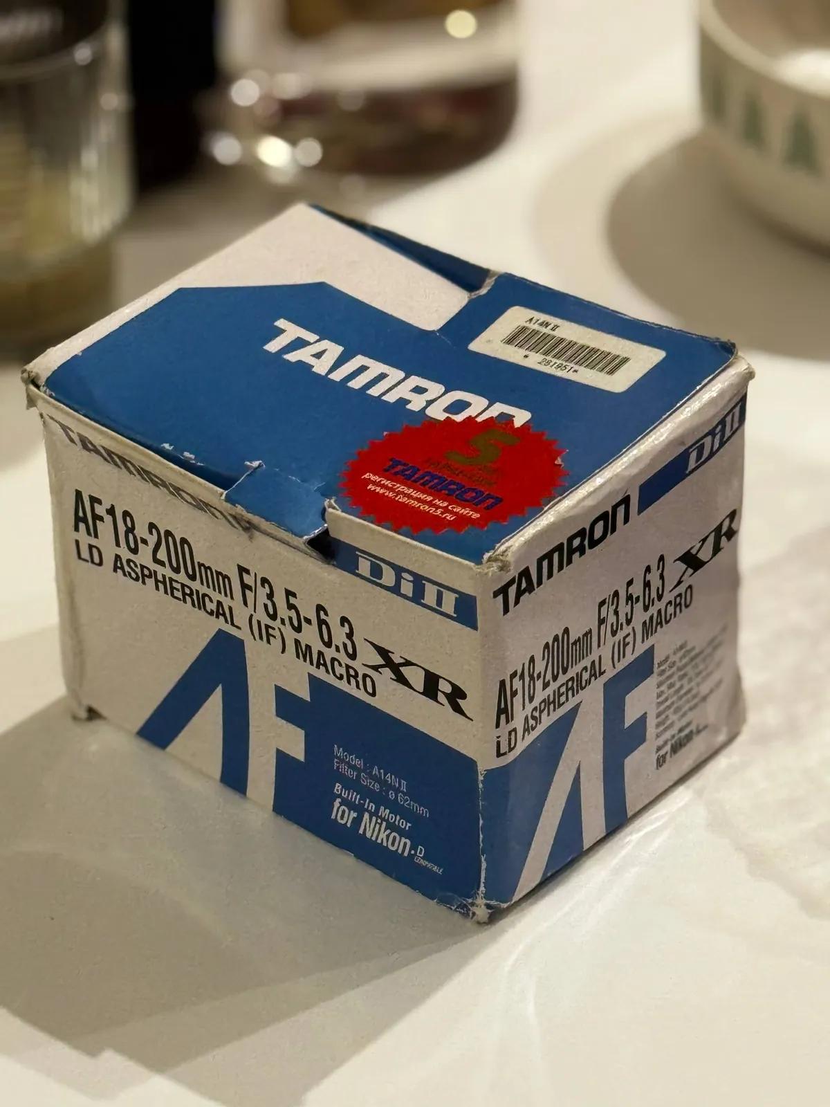 Объектив Tamron AF 18-200mm для Nikon