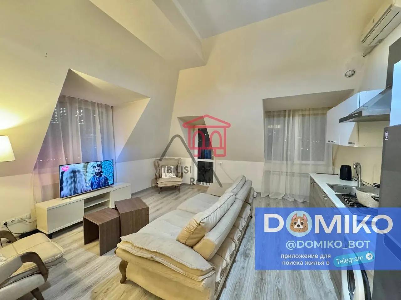 Квартира 64 м² с 1 спальней в Сабуртало
