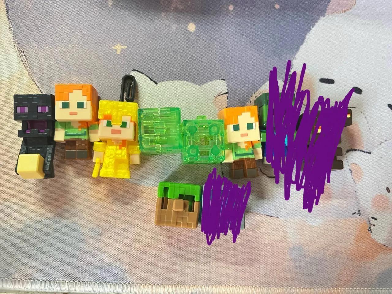 Коллекционные фигурки из игры Minecraft