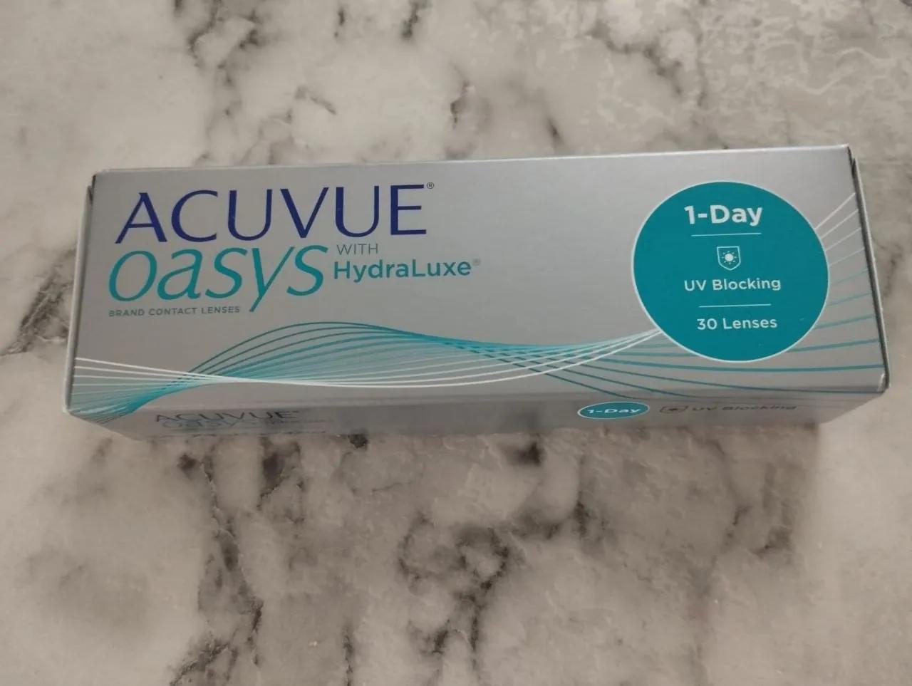 Неиспользованные контактные линзы Acuvue