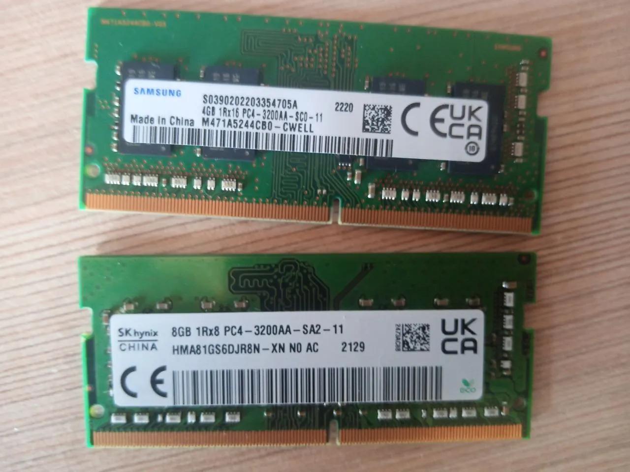 Оперативная память DDR4 4GB и 8GB для ноутбука