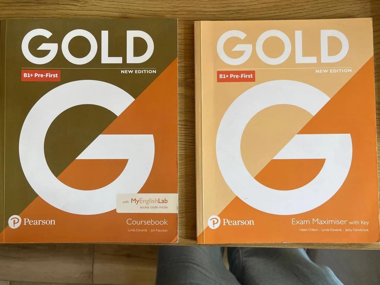 Учебники Gold B1+ Pre-First для английского
