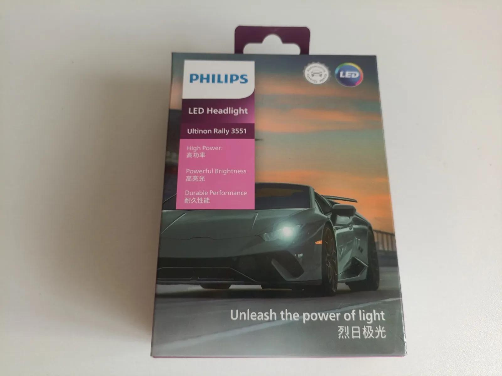 Автолампы Philips Ultinon Rally H8, H9, H11