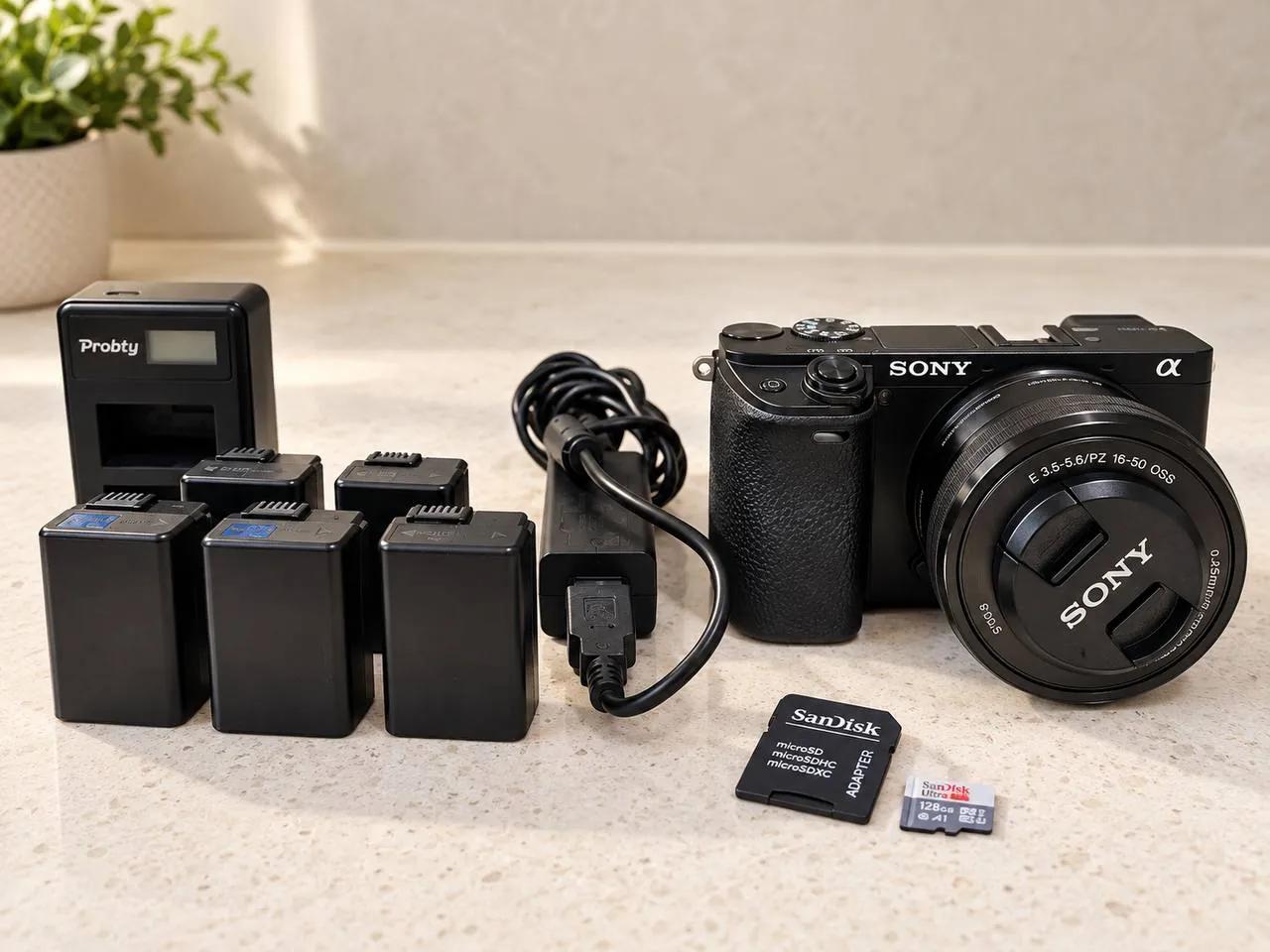 Фотоаппарат Sony A6300 с объективом 16-50mm