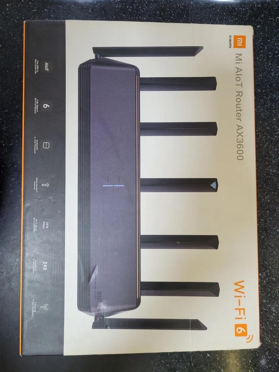 Wi-Fi роутер Xiaomi Mi AIoT AX3600