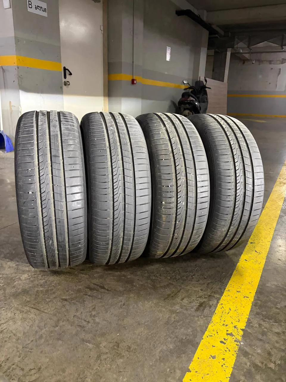 Летние шины Hankook и Continental 205-55 R16