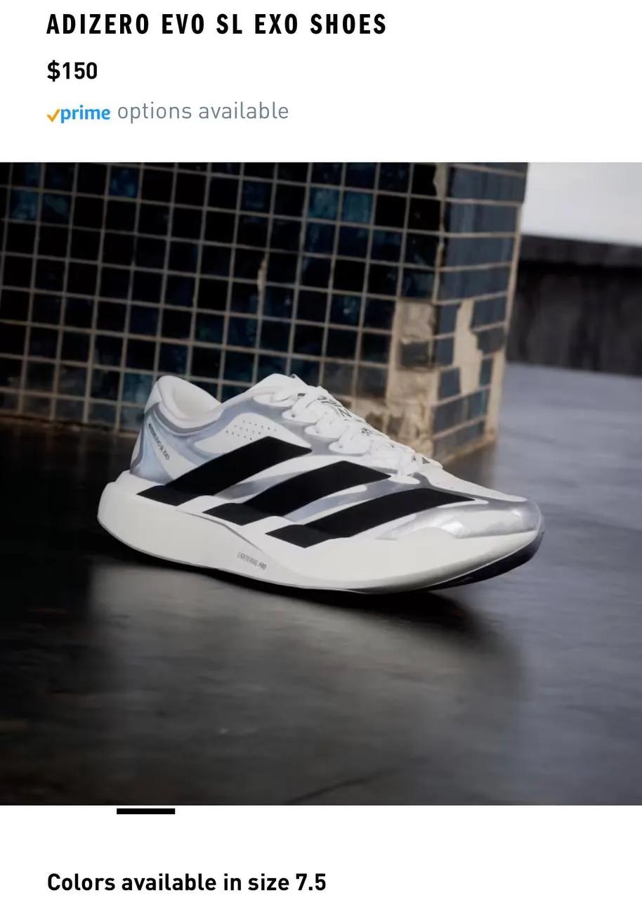 Кроссовки Adidas Adizero EVO SL для бега