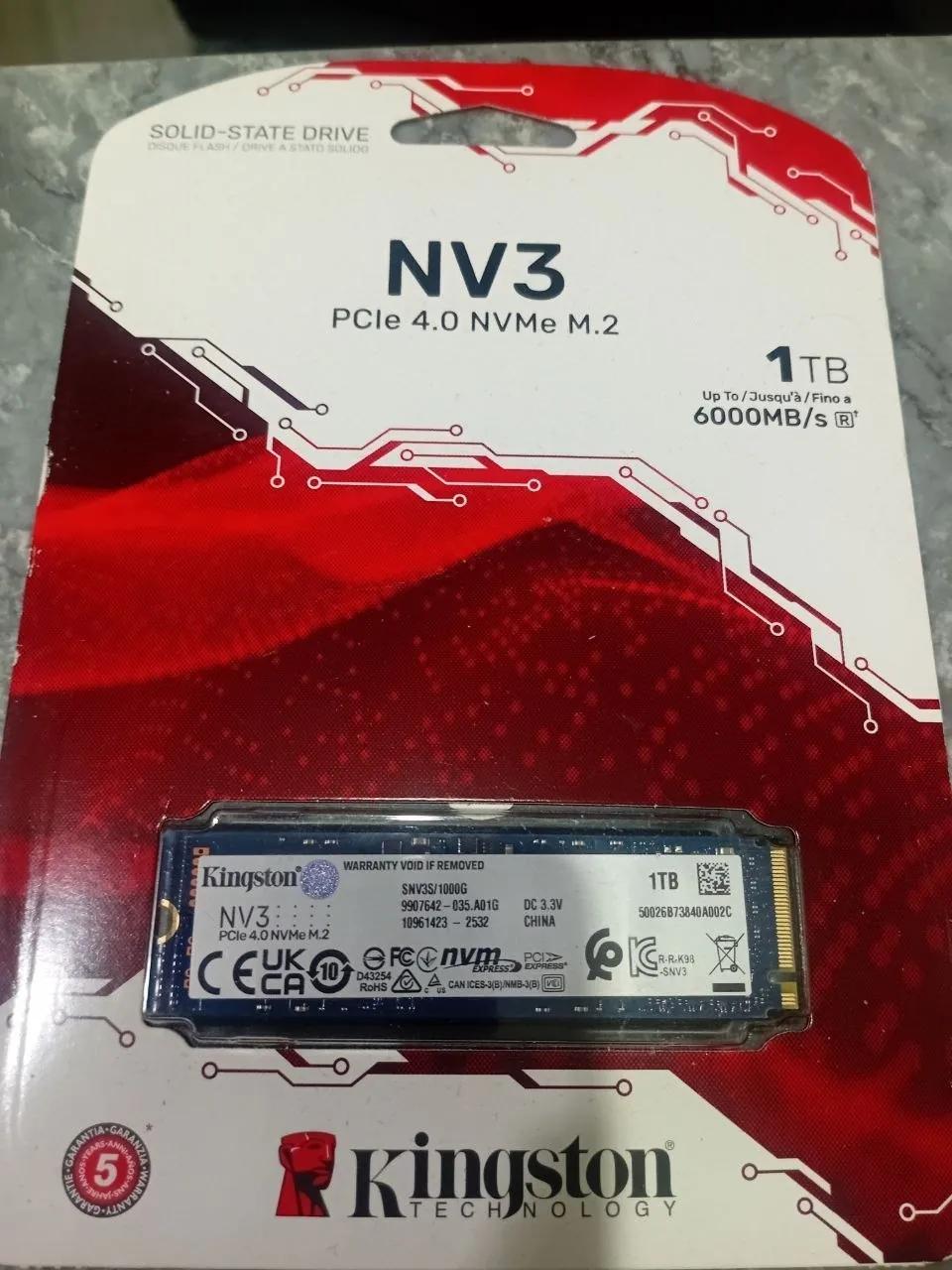 SSD Kingston NV3 1TB NVMe