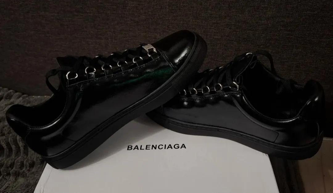 Кроссовки Balenciaga Arena Low чёрные EU-45