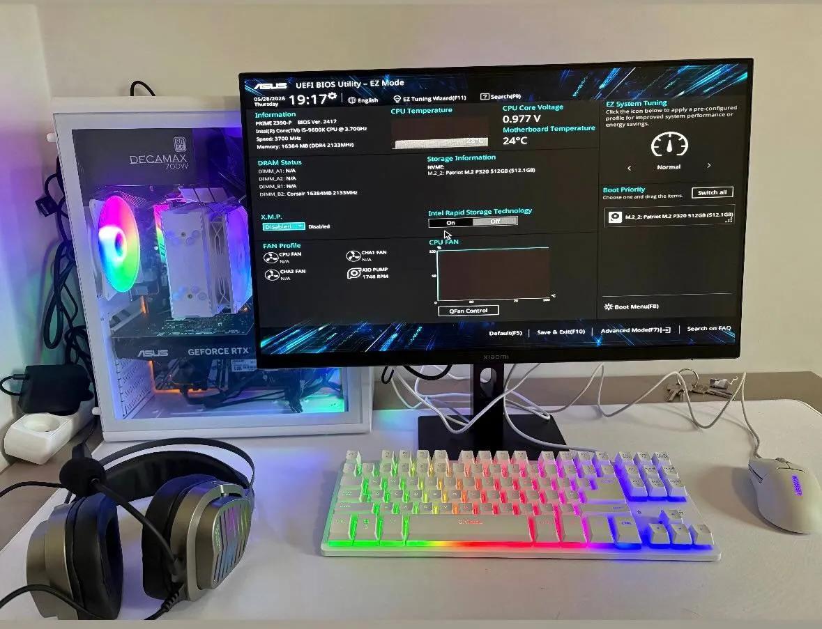 Игровой ПК ASUS RTX 3050 с монитором Xiaomi